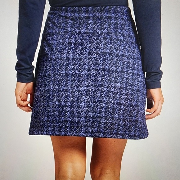 NEW Lady Hagen Women's 17" Boucle Golf Skort XS in Marlin/Dark Navy Athletic - Picture 2 of 12